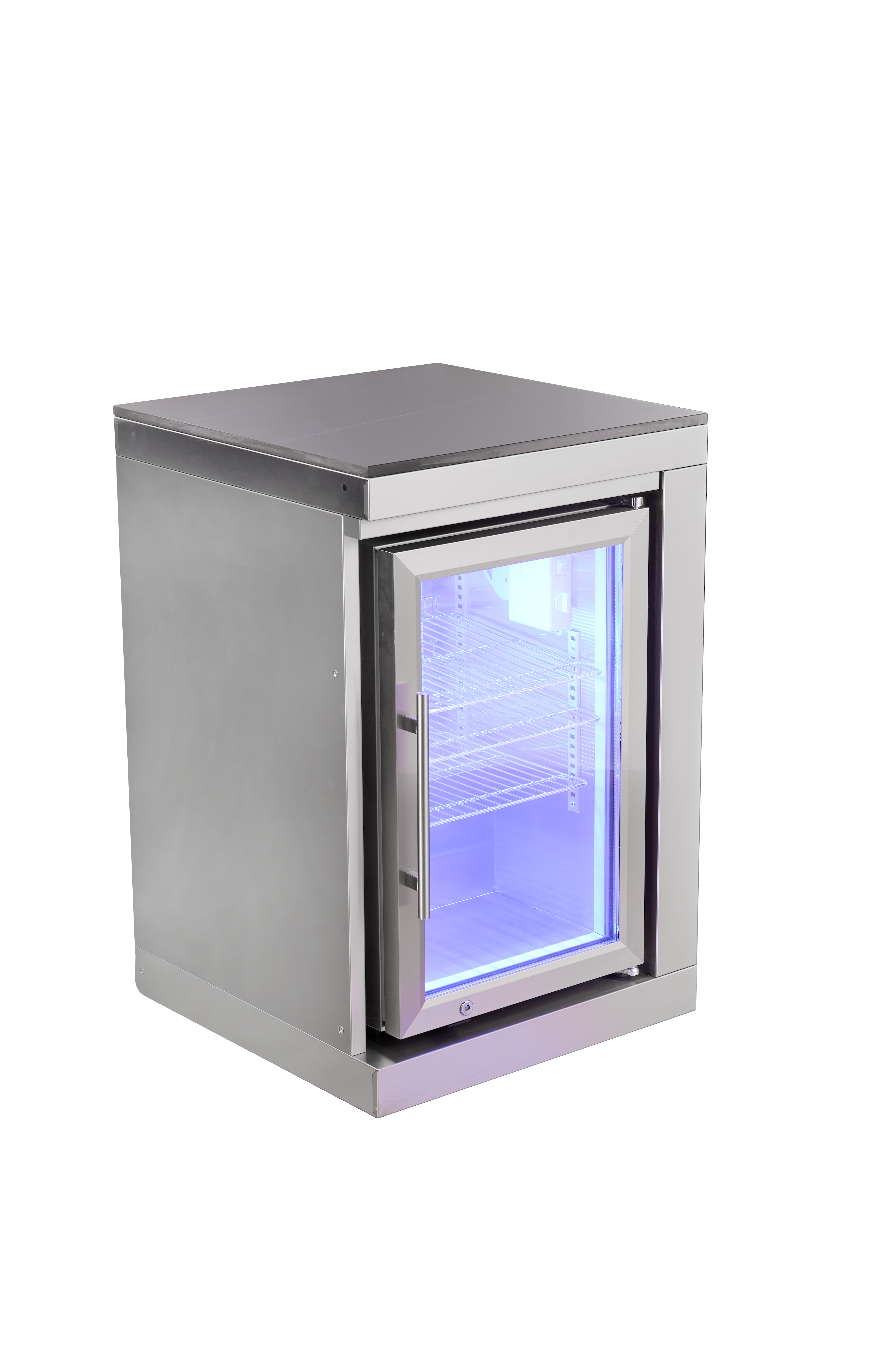 Refrigerator,304 Stainless Steel Material,six-speed Adjustment ,Automatic Rebound Door, Easy To Use,suitable For Outdoor_maomaolike.com